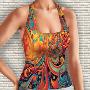 Майка 3D з принтом Абстрактний візерунок Дорослі і Дитячі розміри ВСІ Розміри Преміум тканина