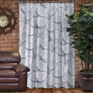 Штора Фотоштори 3Д квіти