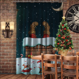 Штора 3D з принтом-Різдво. Снта поруч