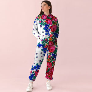 Білий спортивний костюм із принтом Хустка ВСІ Розміри Преміум тканина