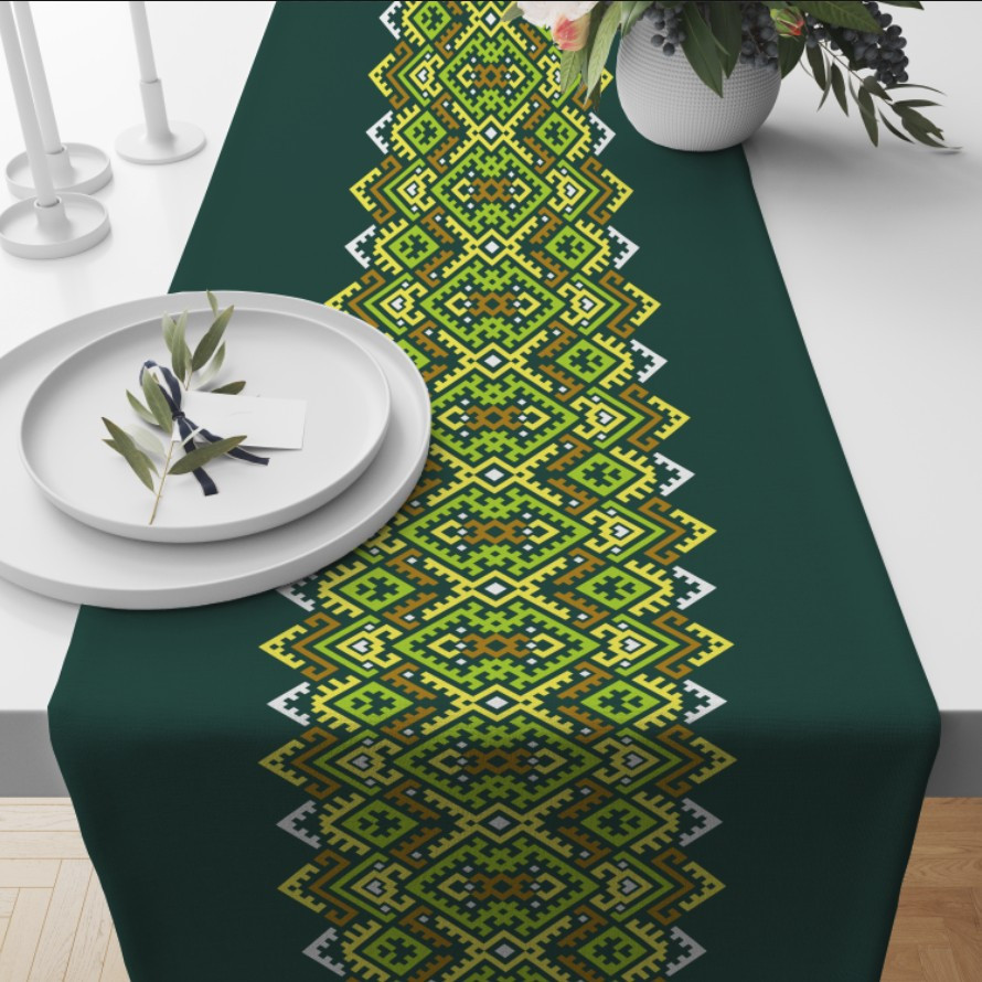 Раннер (доріжка на стіл) з принтом Вишиванка