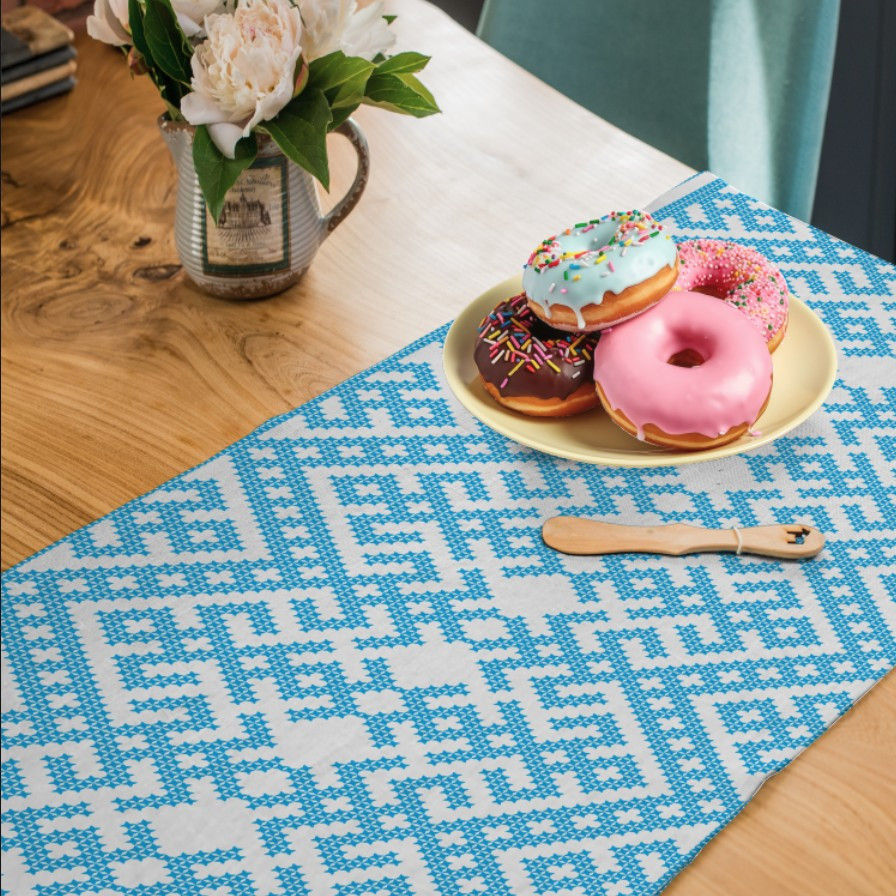 Раннер (доріжка на стіл) з принтом Вишиванка