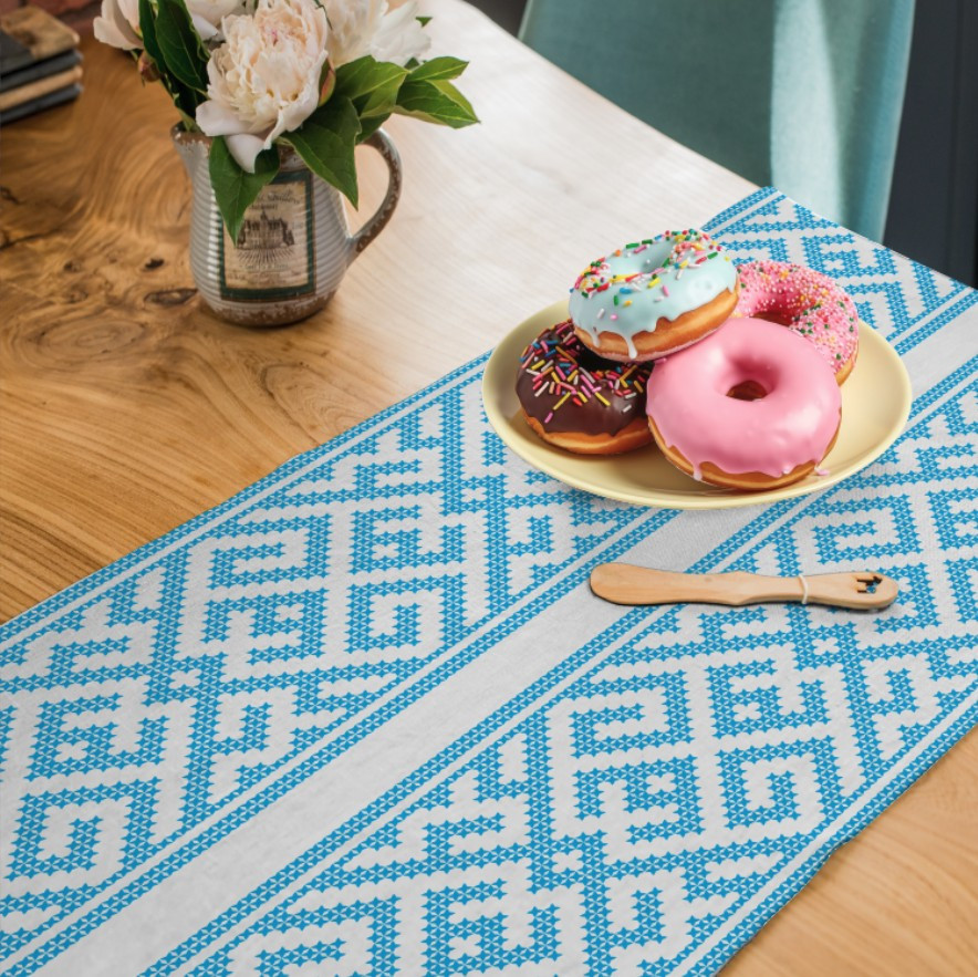 Раннер (доріжка на стіл) з принтом Вишиванка