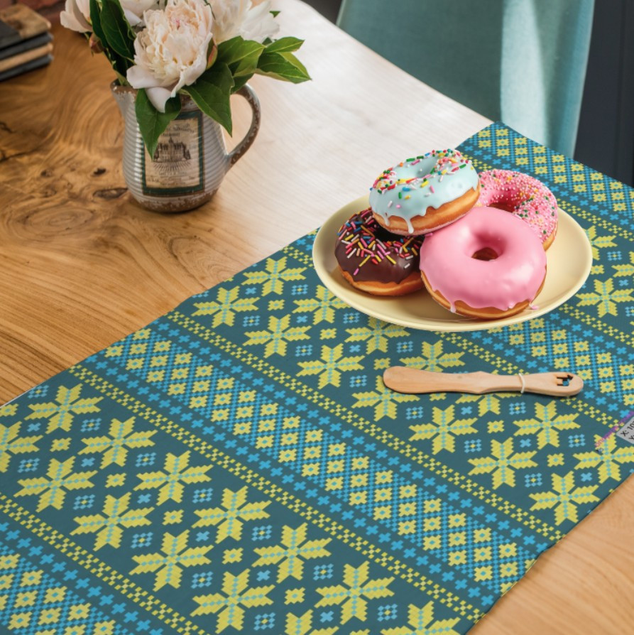 Раннер (доріжка на стіл) з принтом Вишиванка