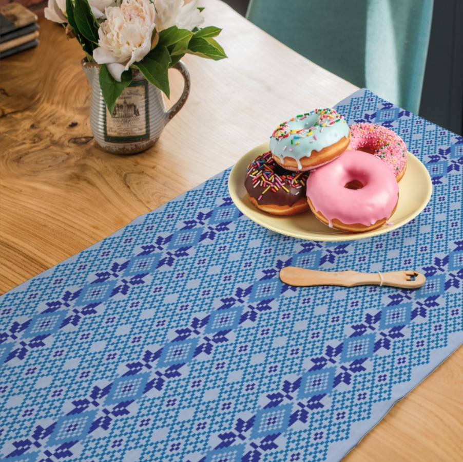 Раннер (доріжка на стіл) з принтом Вишиванка