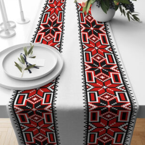 Раннер (доріжка на стіл) з принтом Вишиванка