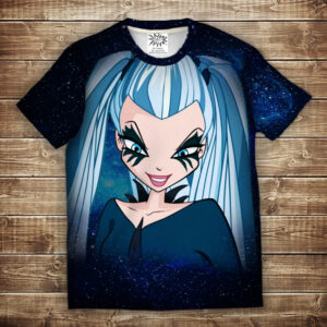 Футболка з 3D принтом на тему icy winx club Вінкс клуб ВСІ Розміри Преміум тканина