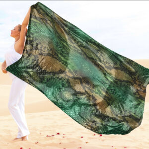 Парео-хустка-палантин 10в1 з принтом зміїна шкіра ВСІ Розміри