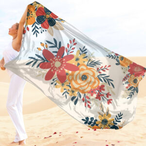 Парео-хустка-палантин 10в1 з принтом Етнічний квітковий принт ВСІ Розміри