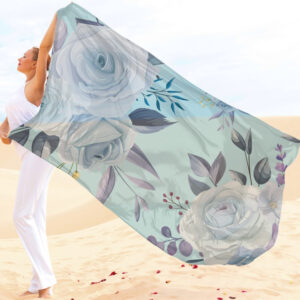 Парео-хустка-палантин 10в1 з принтом Квітковий принт ВСІ Розміри