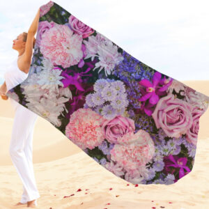 Парео-хустка-палантин 10в1 з принтом Квітковий принт ВСІ Розміри