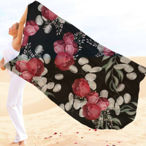 Парео-хустка-палантин 10в1 з принтом Квітковий принт ВСІ Розміри