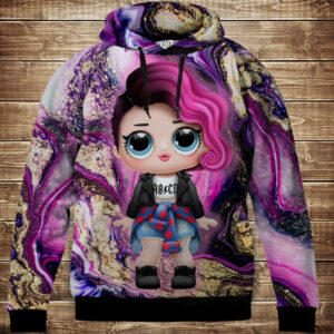 Толстовка унісекс з 3D принтом на тему: Лялька ЛОЛ ВСІ Розміри Преміум тканина