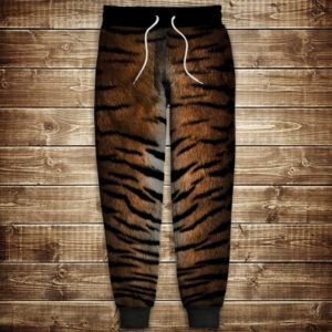 Штани з 3D принтом: Шкіра тигра ВСІ Розміри Преміум тканина