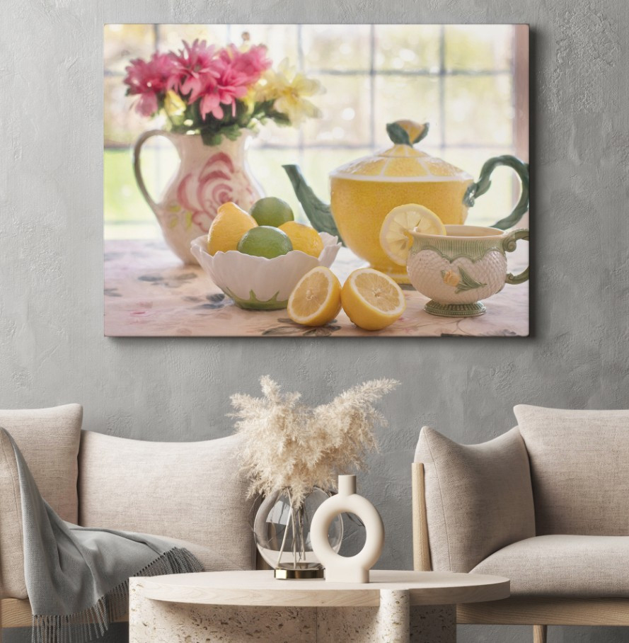 Картина з натюрмортом - Чайна церимонія