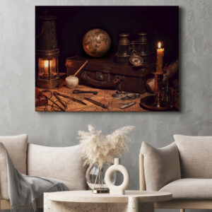 Картина з натюрмортом - Приладдя мандрівника