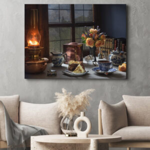 Картина полотно з 3Д принтом Затишний вечір