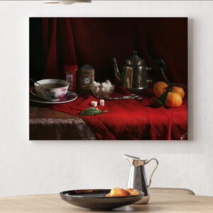 Картина з натюрмортом - Чайна церимонія