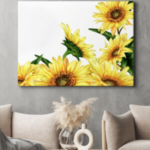 Картина з натюрмортом - Яскраві соняшники