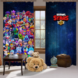 Штори 3D Бравл старс герої