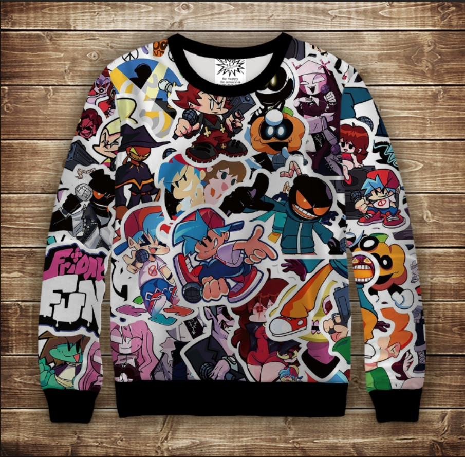 Свитшот с 3D принтом Logo games (Мультик) ВСІ Розміри Преміум тканина