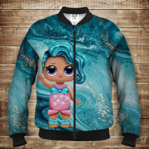 Бомбер з 3D принтом на тему Ляльки лол (lol) ВСІ Розміри Преміум тканина