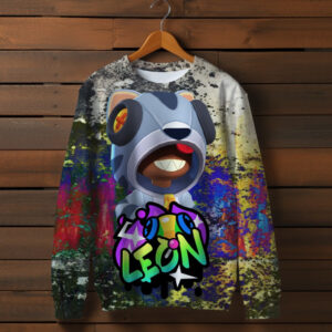 Світшот 3D Леон Волоцюга leon the stray 01 ВСІ Розміри Преміум тканина