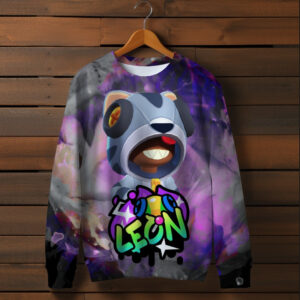 Світшот 3D Леон Волоцюга leon the stray 02 ВСІ Розміри Преміум тканина