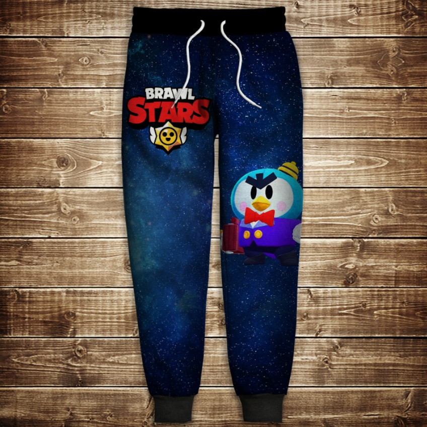 Штани 3D Бравл Старс Містер Пі ВСІ Розміри Преміум тканина