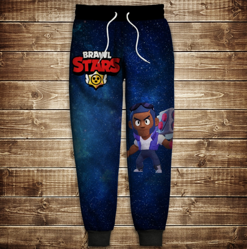 Штани 3D Бравл Старс Брок Супергерой ВСІ Розміри Преміум тканина