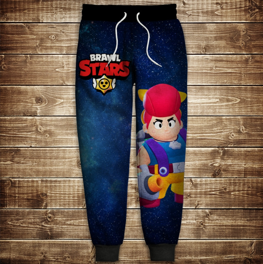 Штани 3D Бравл Старс Пем ВСІ Розміри Преміум тканина