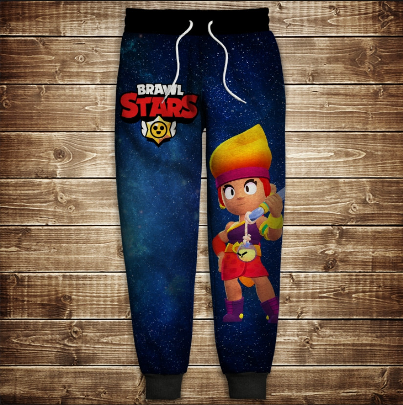 Штани 3D Бравл Старс Амбер ВСІ Розміри Преміум тканина