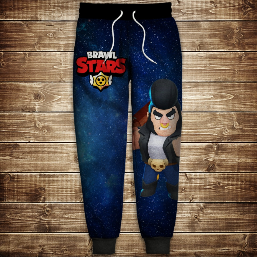 Штани 3D Бравл Старс Булл ВСІ Розміри Преміум тканина