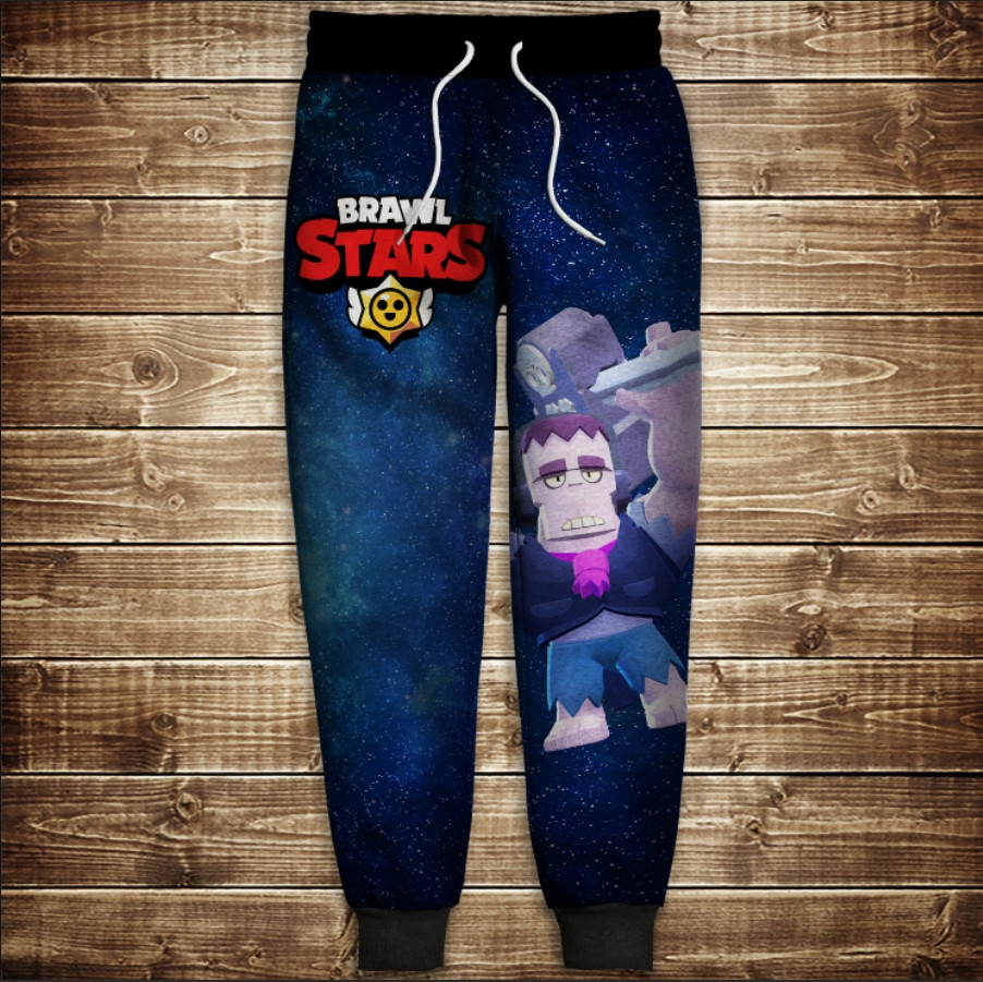 Штани 3D Бравл Старс Френк ВСІ Розміри Преміум тканина