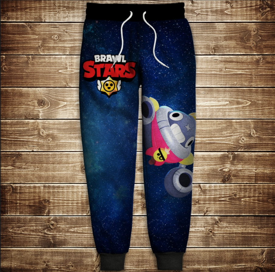 Штани 3D Бравл Старс Тік ВСІ Розміри Преміум тканина