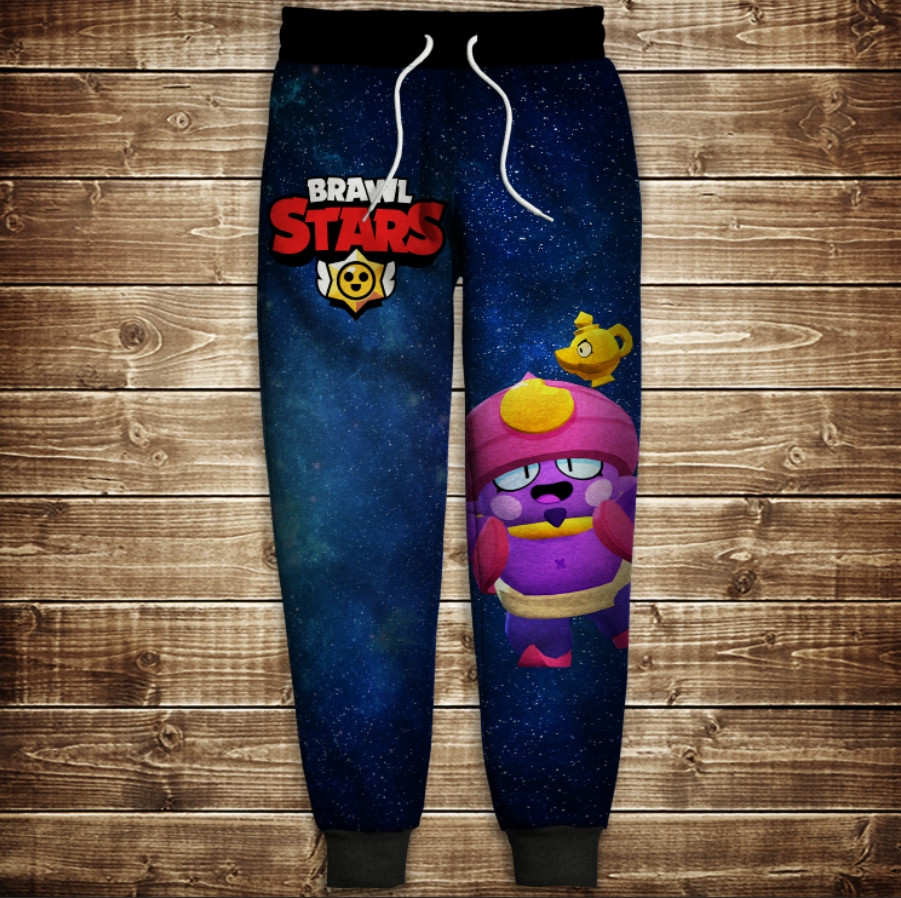 Штани 3D Бравл Старс Джин ВСІ Розміри Преміум тканина