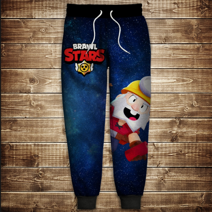 Штани 3D Бравл Старс Діномайк ВСІ Розміри Преміум тканина