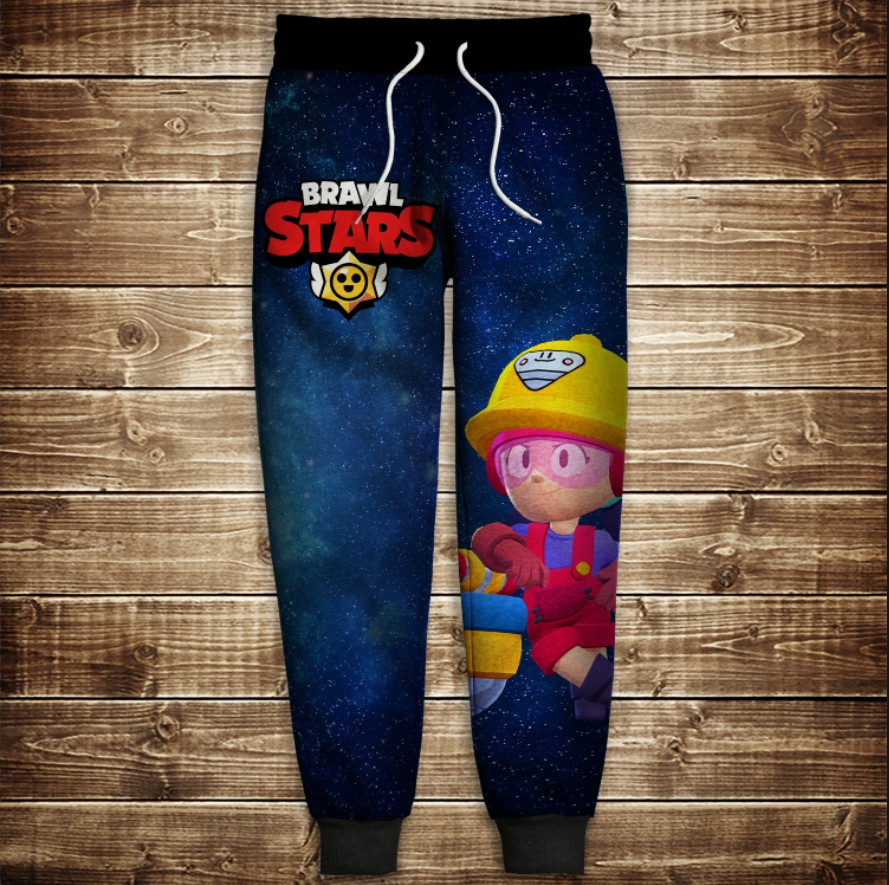 Штани 3D Бравл Старс Джекі ВСІ Розміри Преміум тканина