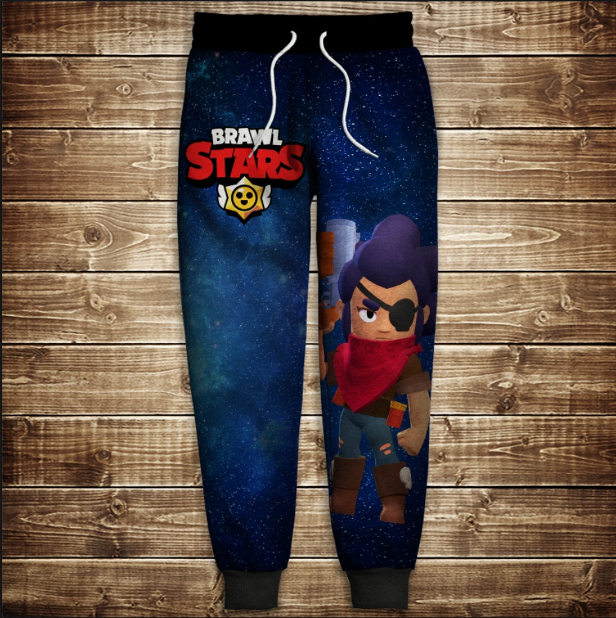 Штани 3D Бравл Старс Шеллі ВСІ Розміри Преміум тканина