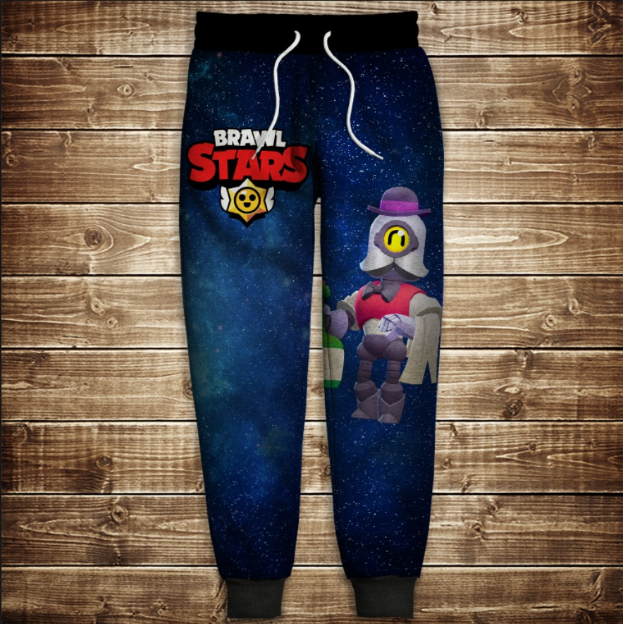 Штани 3D Бравл Старс Барлі ВСІ Розміри Преміум тканина