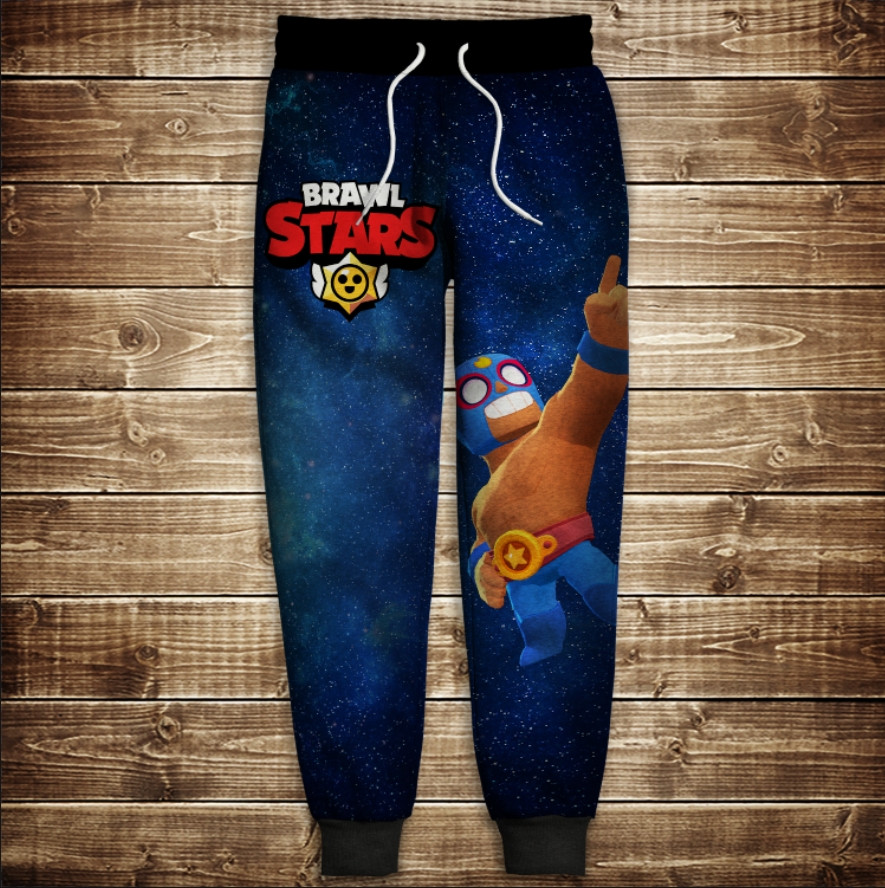 Штани 3D Бравл Старс Ель примо ВСІ Розміри Преміум тканина