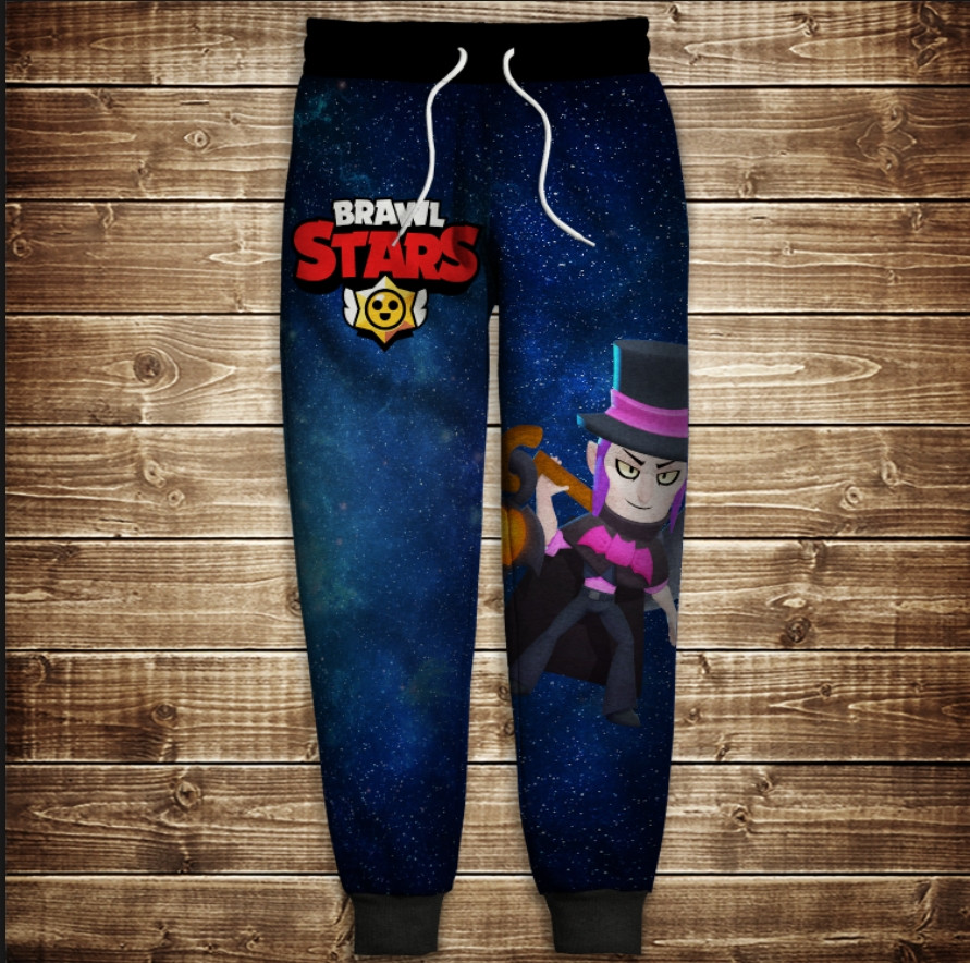 Штани 3D Бравл Старс Міфічний боєць ВСІ Розміри Преміум тканина
