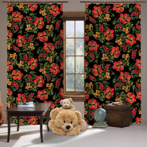 Штори Фотоштори Рослинний візерунок етно стиль 1