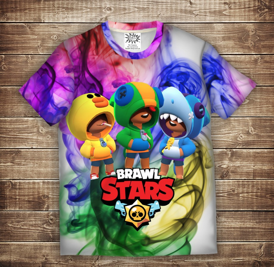 Футболка 3D Три скіна Леона ВСІ Розміри Преміум тканина