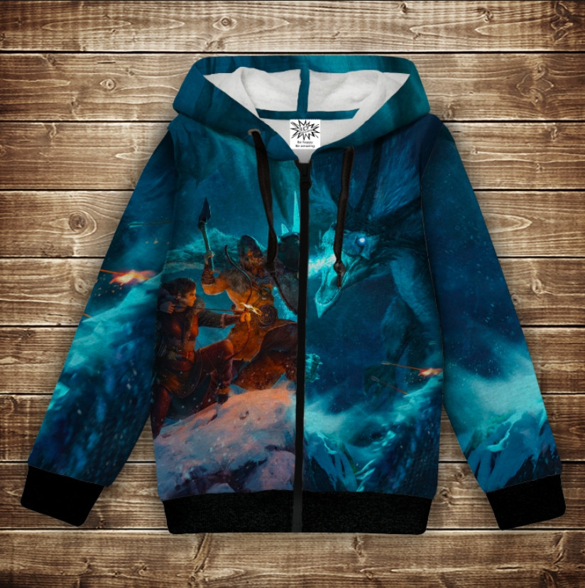 Худі з 3Д принтом на тему - Valheim. Валхейм.Дракони. Дитячі та дорослі розміри ВСІ Розміри Преміум тканина