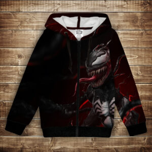 Худі з 3Д принтом на тему - Веном Venom. Дитячі та дорослі розміри ВСІ Розміри Преміум тканина