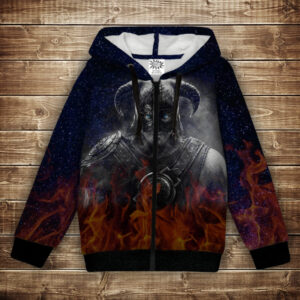 Худі з 3Д принтом на тему - Skyrim Скайрім. Дитячі та дорослі розміри ВСІ Розміри Преміум тканина