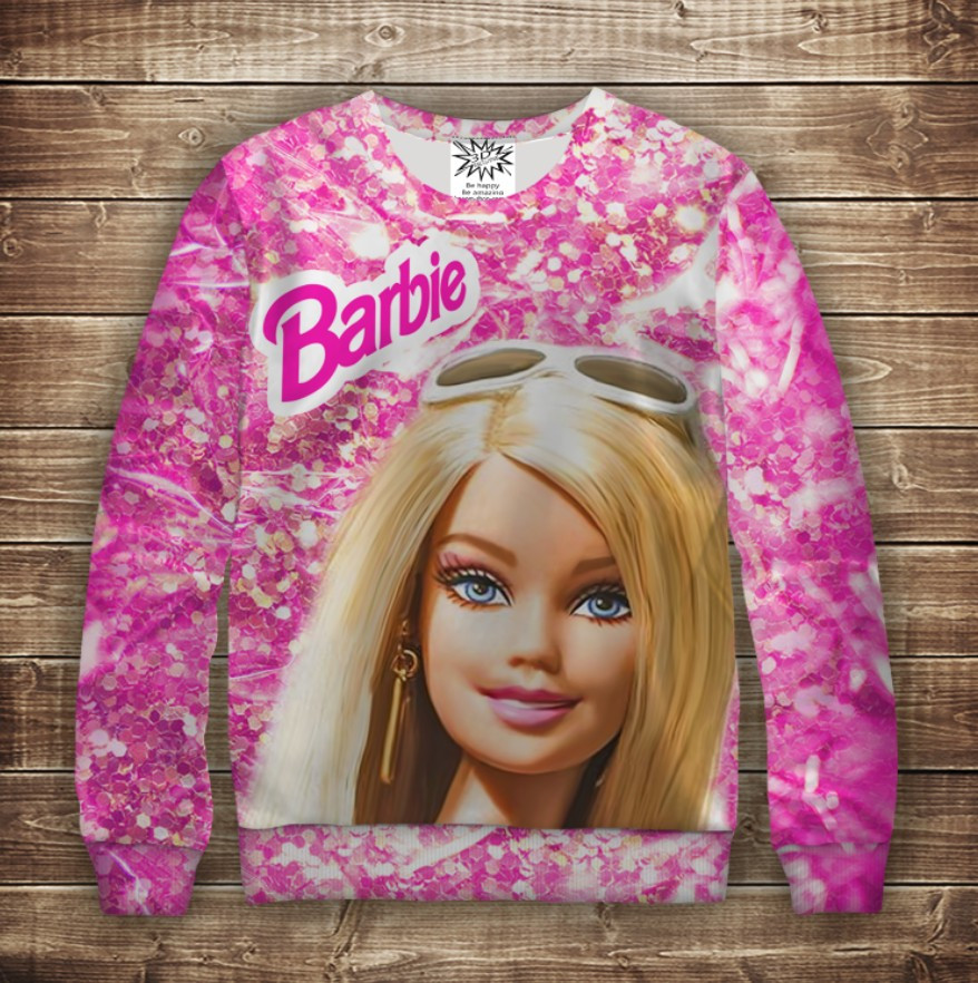 Світшот 3D Барбі / Принцеса ВСІ Розміри Преміум тканина