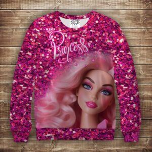 Світшот 3D Барбі / Принцеса ВСІ Розміри Преміум тканина