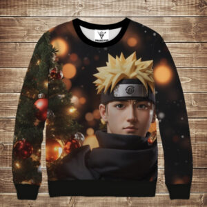 Свитшот с 3D принтом Узумакі Наруто Аніме ВСІ Розміри Преміум тканина
